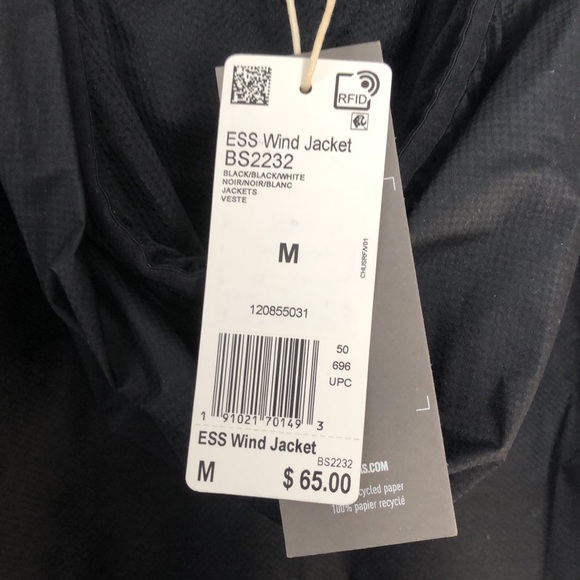 ADIDAS ESSENTIALS 3-STRIPES WIND JACKET - Picture 5 of 5